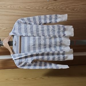 Women's long sleeve knit hoodie cardigan - size medium